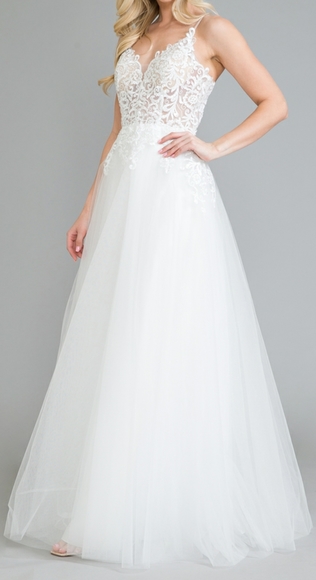 New wedding gown evening bridal dress - Picture 1 of 6